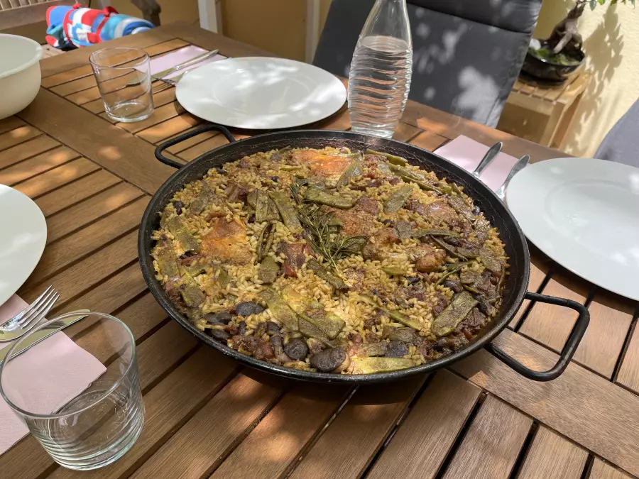 La paella está lista!